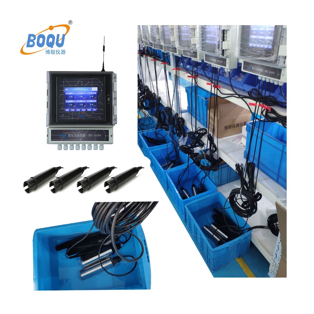 IOT system water quality monitoring system PH DO EC TDS RS485 Multi parameter water analyzer for fish farm