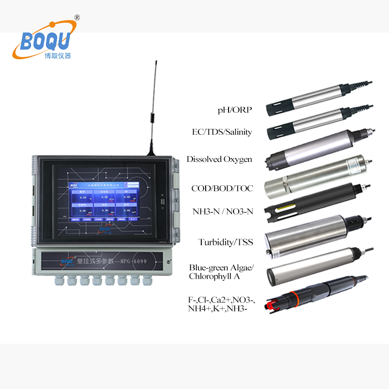 BOQU Hot Sale MPG-6099 PH ORP DO BOD COD Chlorine turbidity Multiparameter water quality sonde probe meter bod checker Analyzer