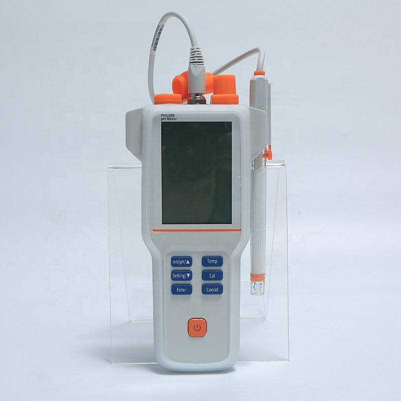 PH110B Digital pH Meter 0 to 14 pH LCD Display pH Meter for Lab