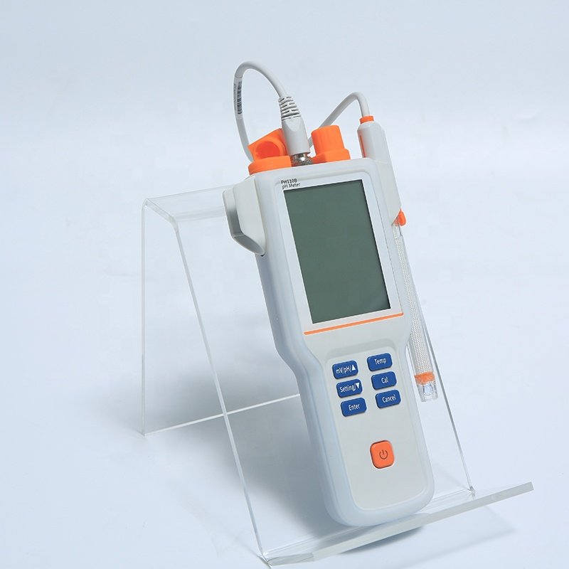 PH110B Digital pH Meter 0 to 14 pH LCD Display pH Meter for Lab