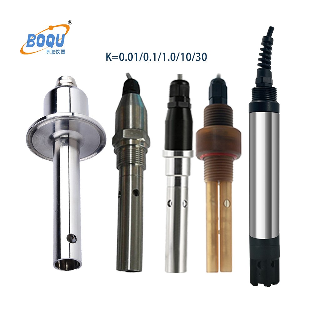 BOQU Industrial 4-20ma output Ammonia Turbidity Salinity Conductivity DO TDS pH ORP online water quality Electride Probe Sensor