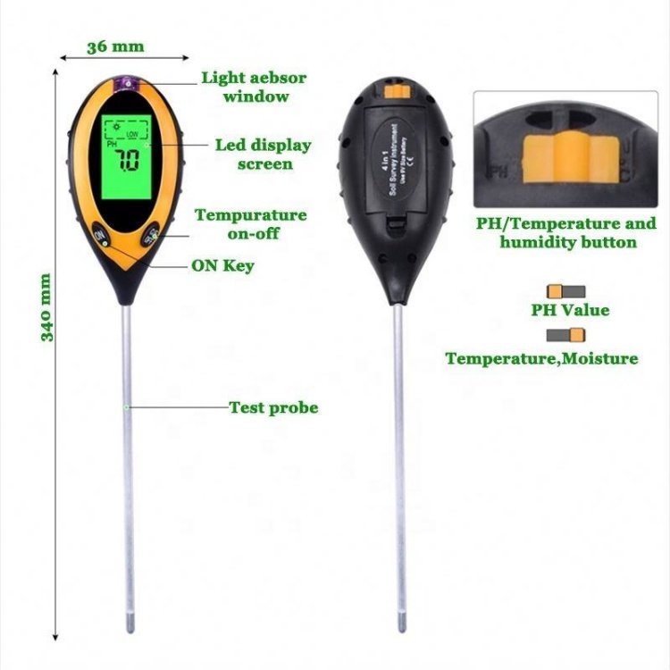 professional soil ph and npk testers soil tester for flowers