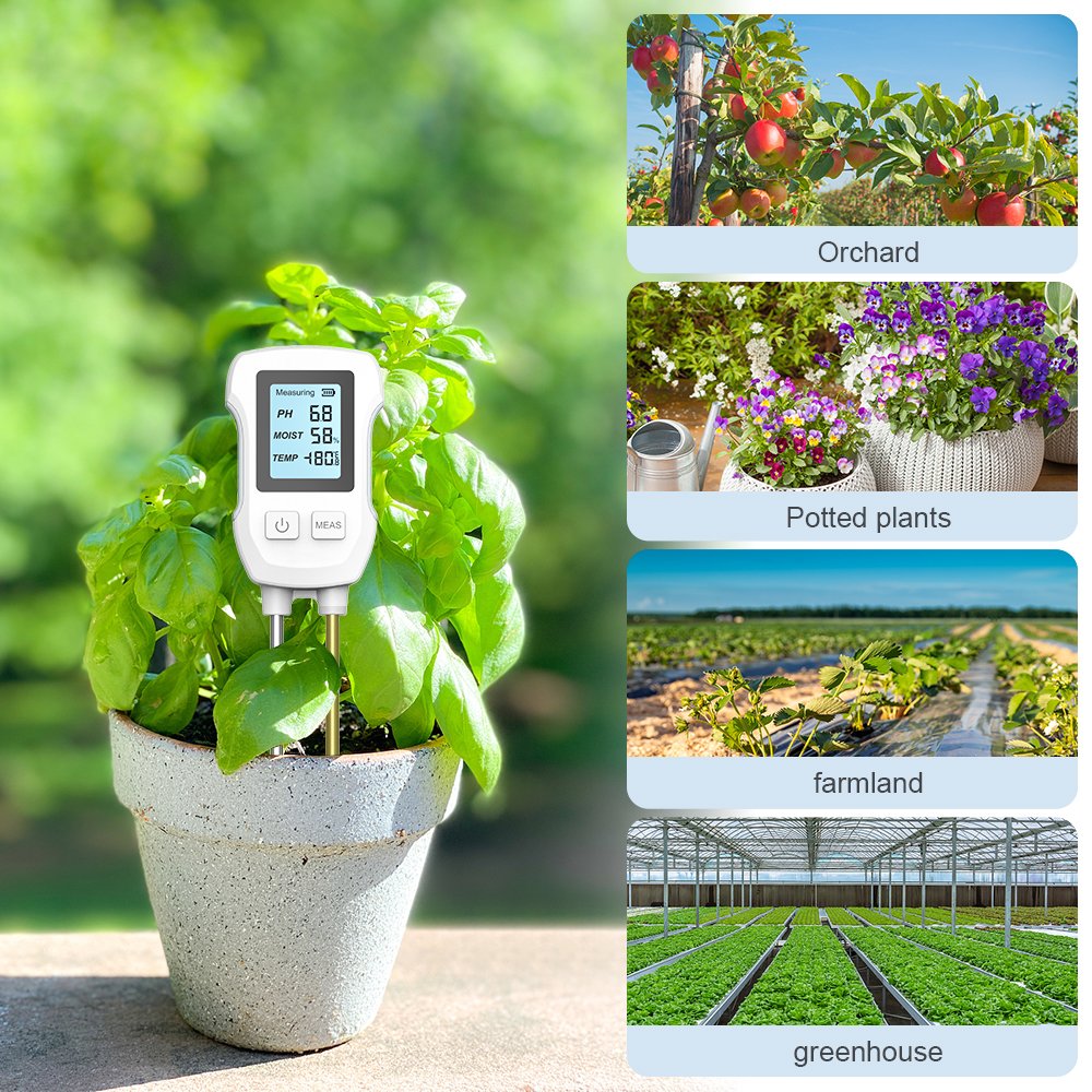 New Arrival High Precision Soil Tester Portable Soil PH Detector Garden PH Meter Plant Soil Hygrometer