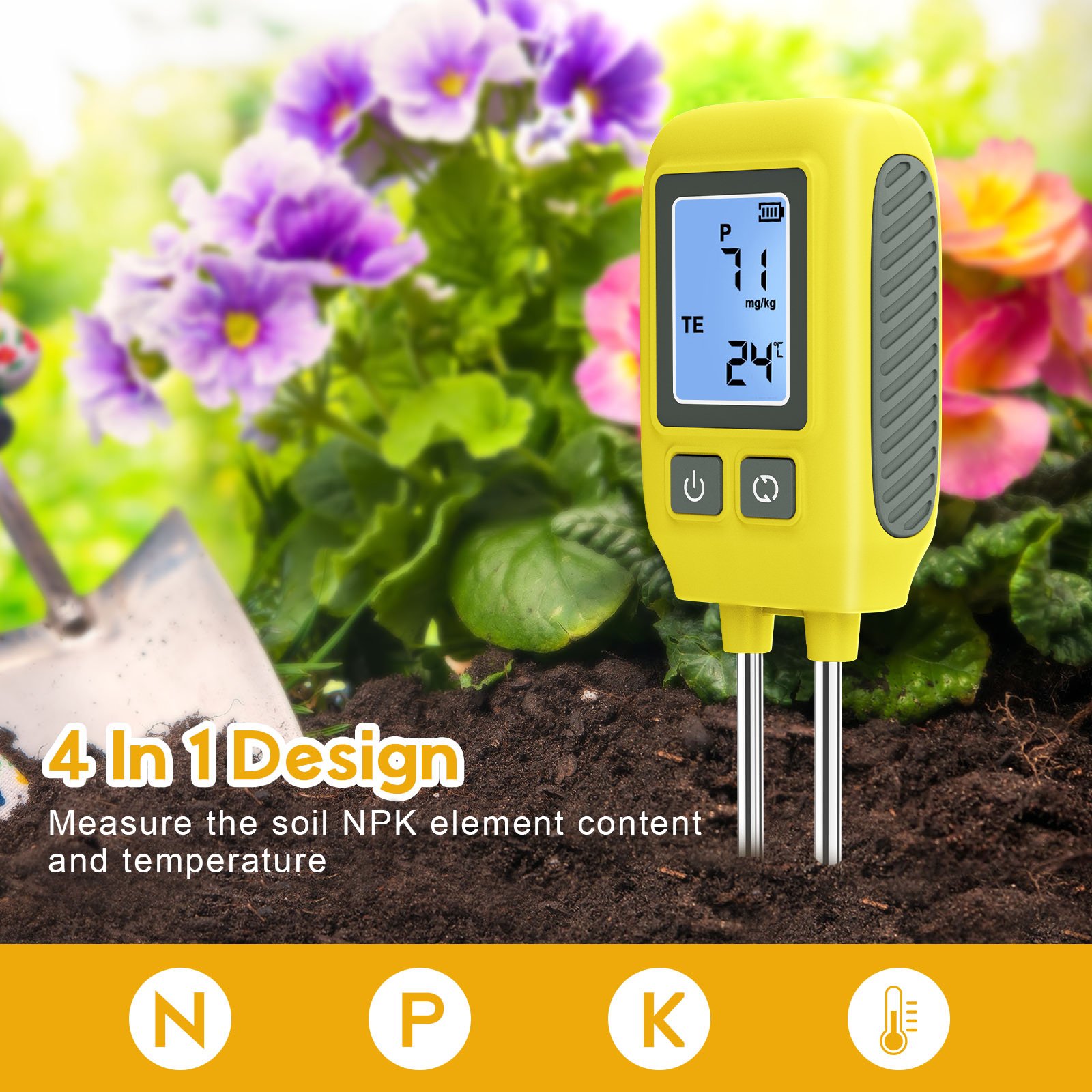 soil analyzer for npk,npk soil device,soil npk sensor tester for garden plants