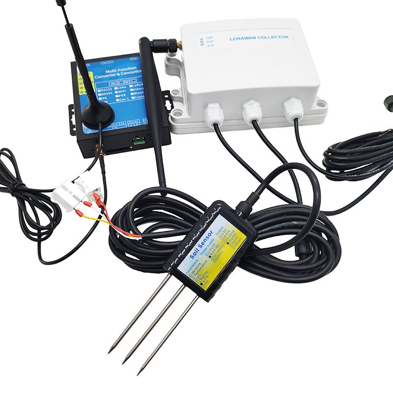 Soil NPK Sensor Online Monitoring RS485 Digital Signal GPRS Soil NPK Sensor