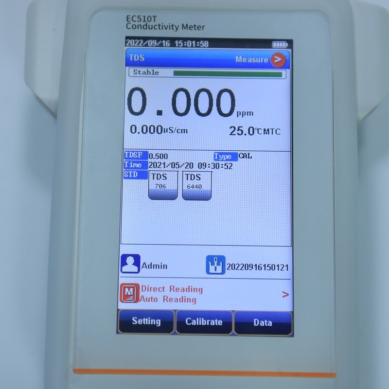 High Precision EC510T water resisitivity/tds/ec tester digital conductivity meter for laboratory