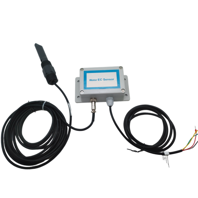 Data Logger Sea Water Online Monitoring Graphite Electrode Water TDS EC TDS Temperature Salinity 4 In 1 Sensor
