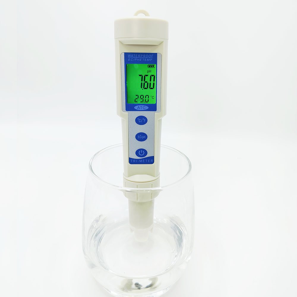 3 in 1 EC pH Meter Multi-function Water Tester Pen Portable Test Instrument For Drinking Water