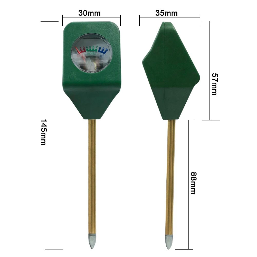 BBQ Thermometer Mini Soil Moisture Meter Soil Tester Plant Soil Kit Moist Tester Testing Instrument 1-10 Range