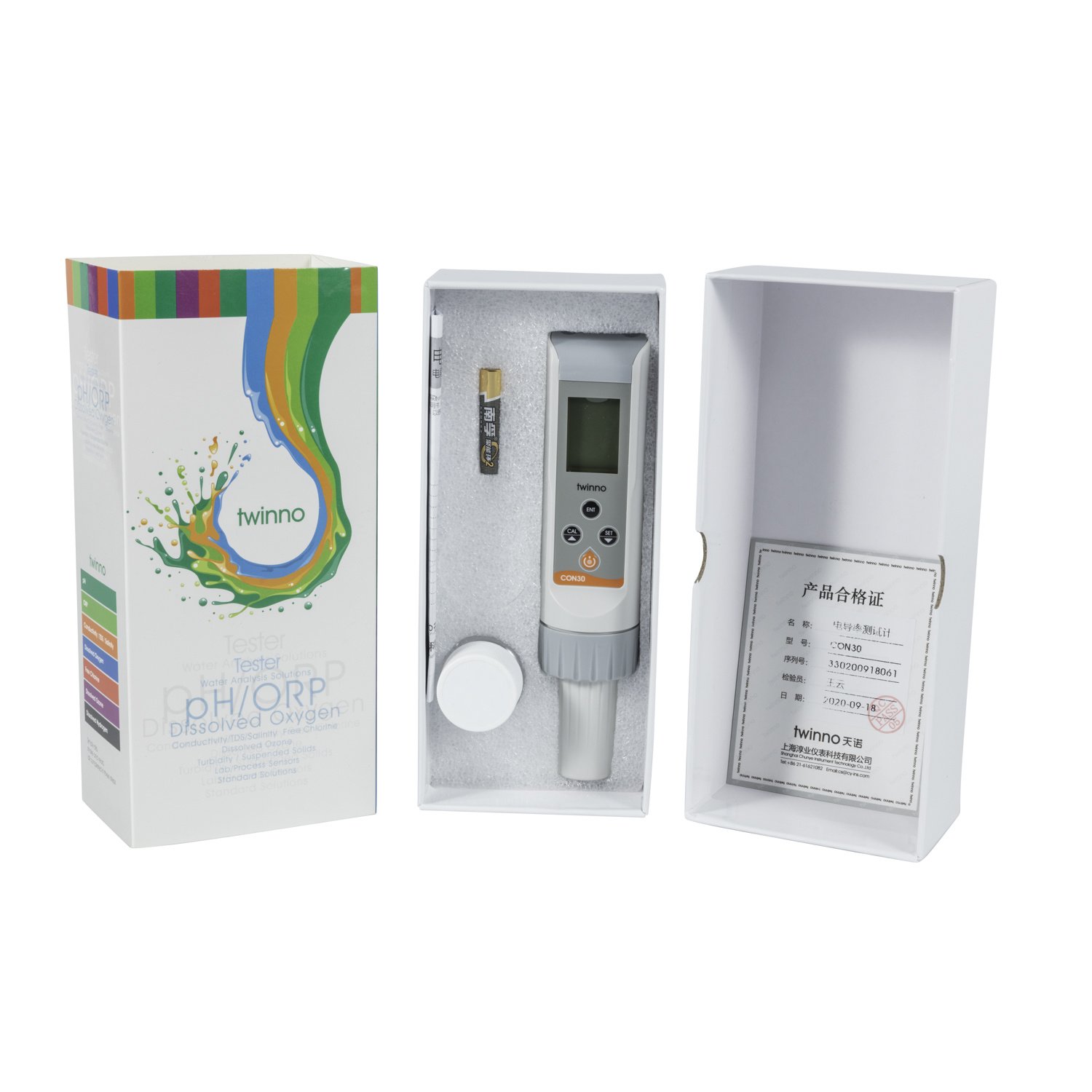 Waterproof Digital Conductivity/TDS/Salt Meter Tester PH meter