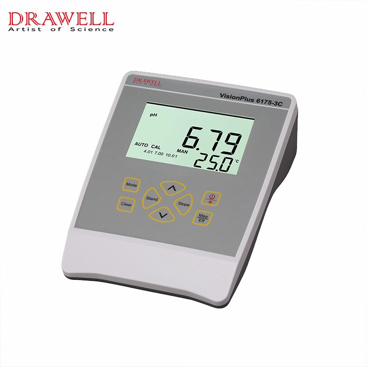 Laboratory Automatic Conductivity PH Tester Digital Meter Bench Top PH Meter