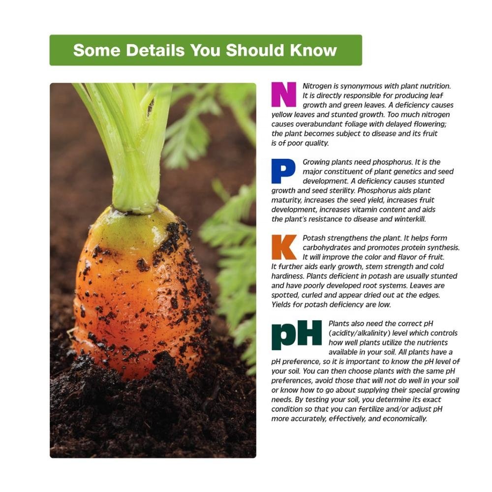 Soil Testing Kit Test the Soil in Your Garden and Vegetable Farm Soil PH Kalium Phosphorus Meter