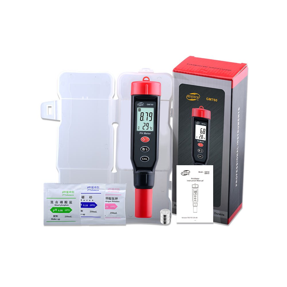 BENETECH GM760 Ph Water Quality Test Pen factory outlet china Fast Operate Mini Ph Meter