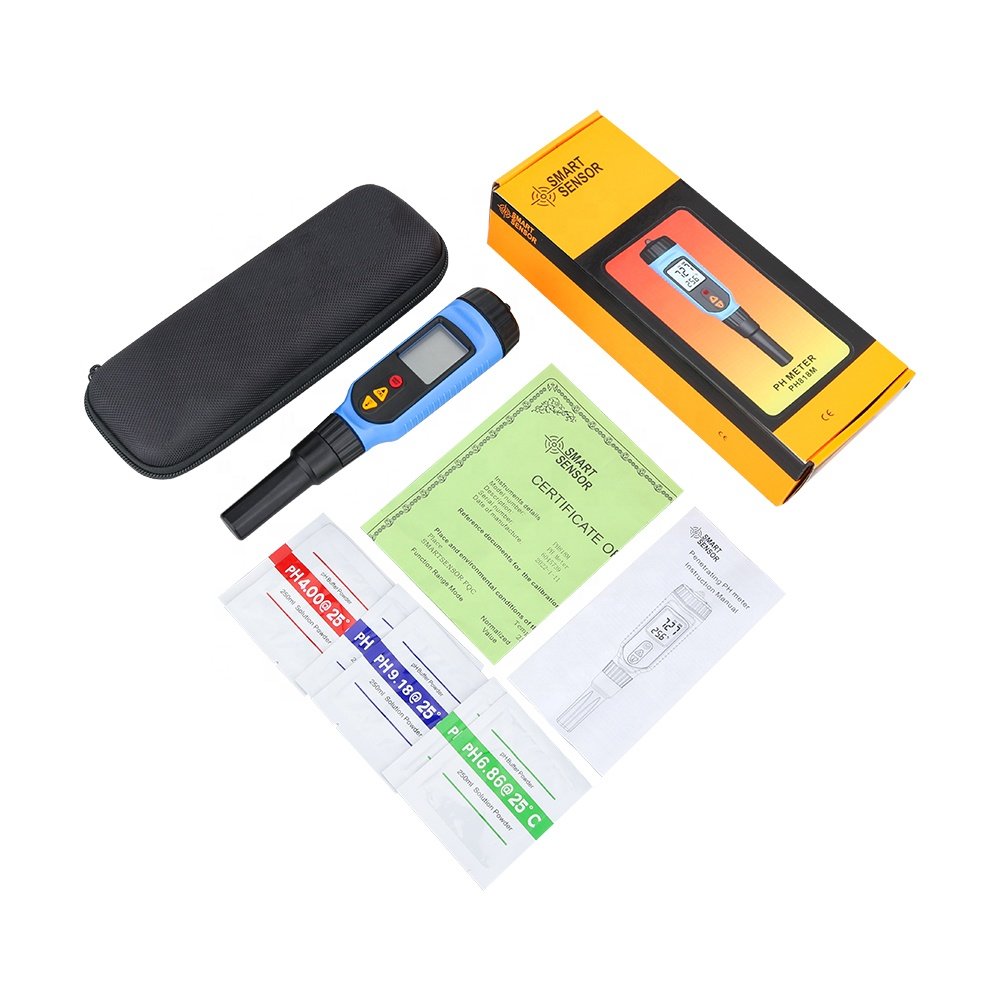 Digital Food Penetrating PH Meter Temperature Tester Forr Semi-Solid Food Jelly Cream Meat Cheese Fruit Phmetre gels paste