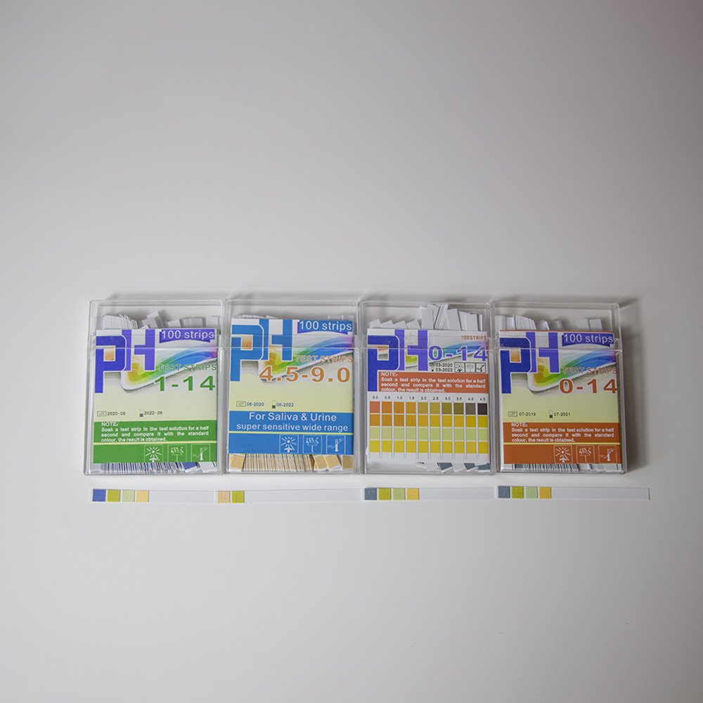 Lab diagnostics healthywiser hydrion saliva gastric colorphast alkaline ph strips for water