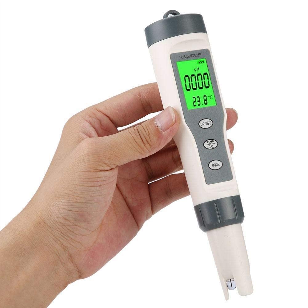 Popular 3 in 1 TDS PH Temperature Water Quality Tester for Drinking Water Lab and Swimming Pool