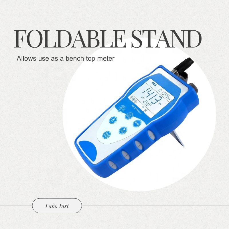 Accurate Handy Multiparameter Water Analyzer Kit For pH/TDS/EC/Salt/Temp CE Certified For Field And Lab Water Quality Monitoring