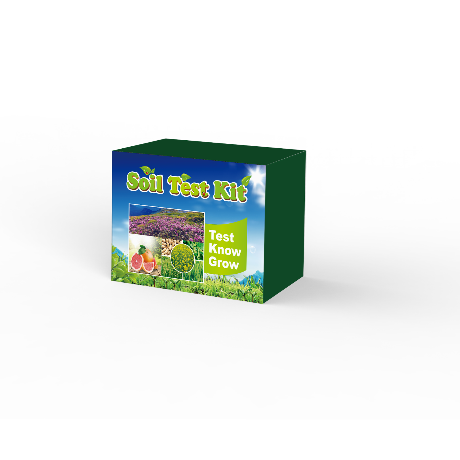 Agriculture Soil Home Test Kit, Lawn & Garden, Complete & Accurate Nutrient NH4 pH Analysis reagent
