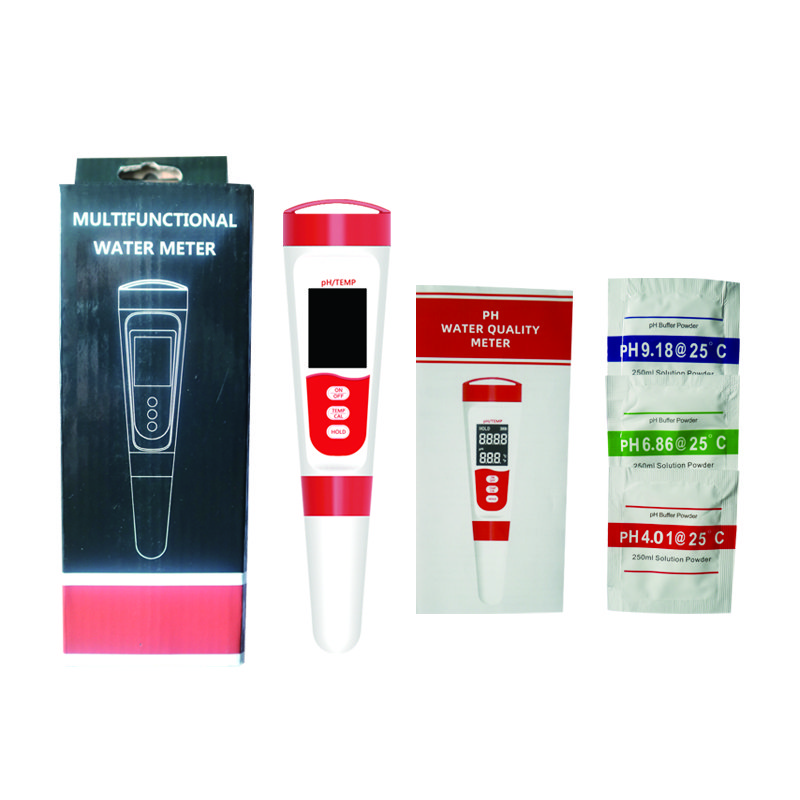 2 in 1 PH/Temperature Meter with LCD Digital Water Quality Test Pen for Aquarium Spa Fish Tank