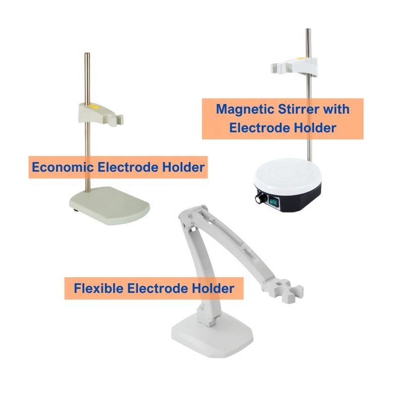 Low Cost Electrode Holder Support Three Electrodes With Durable Electrode Stand For Laboratory pH Meter Cond Metre