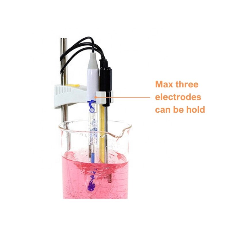 Low Cost Electrode Holder Support Three Electrodes With Durable Electrode Stand For Laboratory pH Meter Cond Metre