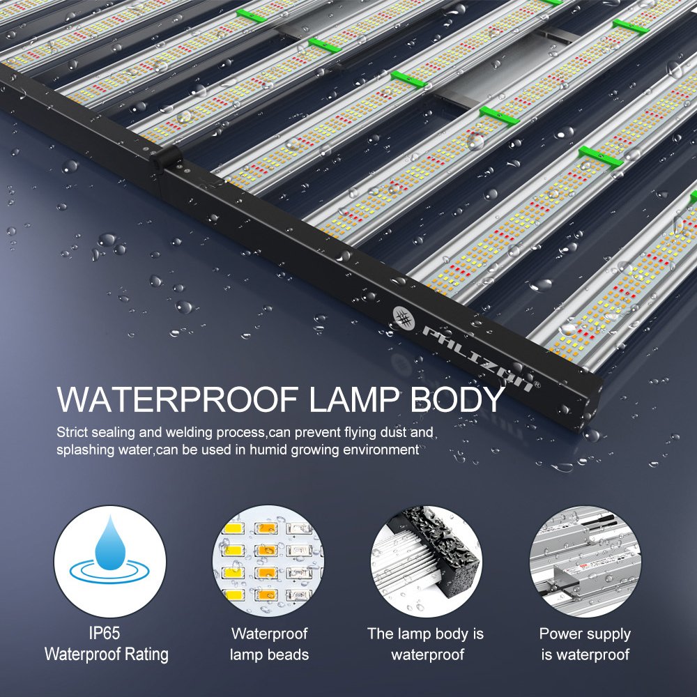 Phlizon High 2.9Umol/J PPE Full Spectrum Bar Samsung Lm301h Lm301b Led Grow Light 640W 720W 800W 1000W for indoor Cultivation