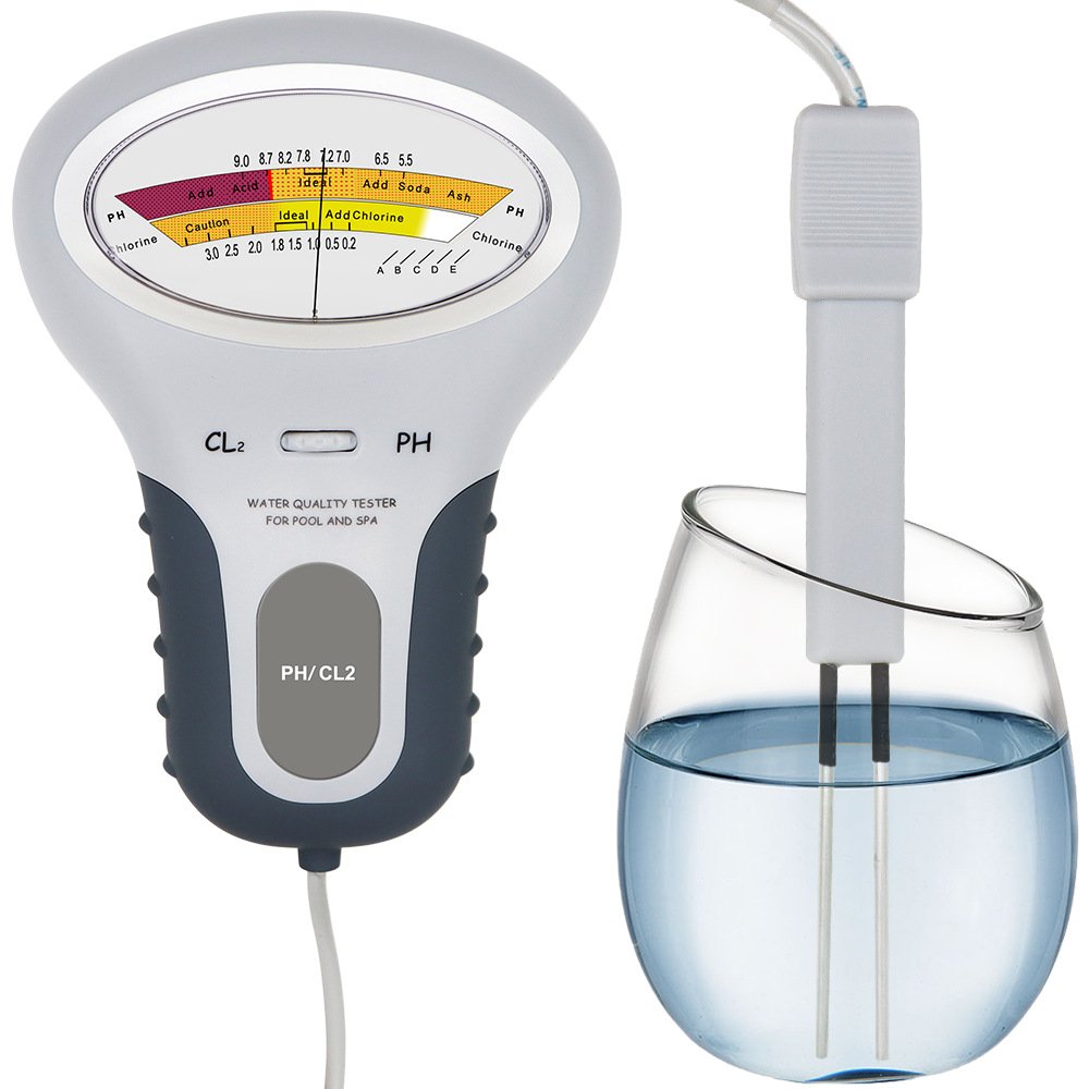 Digital Portable Chlorine 1.2 To 1.7 Ppm Water Quality Ph & Chlorine Tester Cl2 Ph Meter For Swimming Pool Spa Aquarium