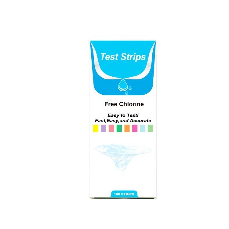 Manufacturer Wholesale OEM Water test strips for pH for Free Chlorine Fast Accurate Drinking Water Swimming Pool Pond Fish Tank