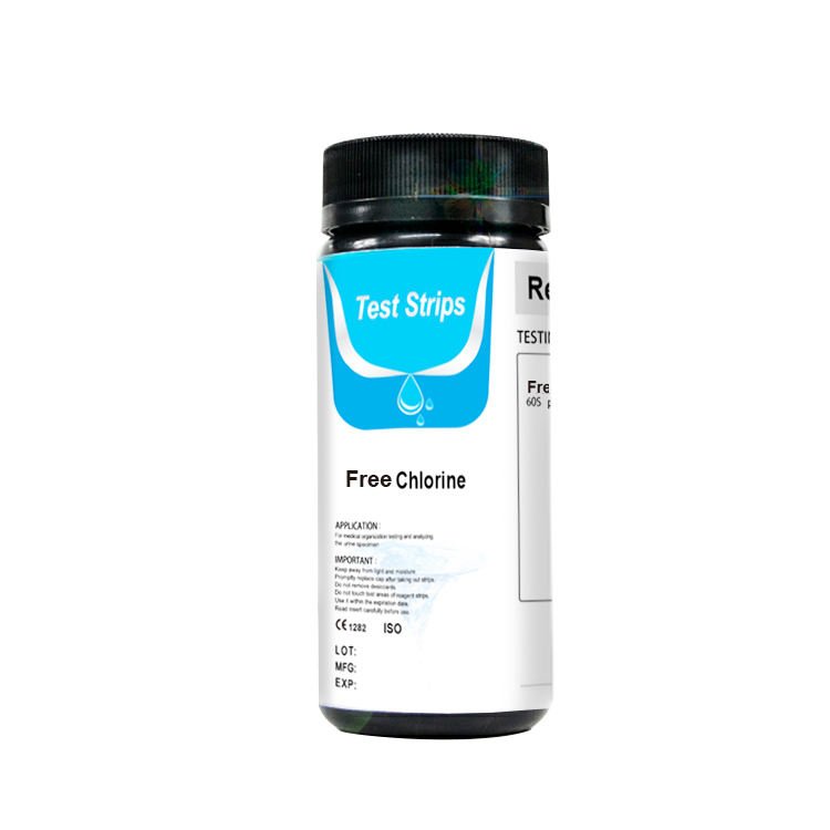 Manufacturer Wholesale OEM Water test strips for pH for Free Chlorine Fast Accurate Drinking Water Swimming Pool Pond Fish Tank