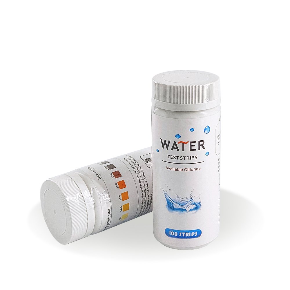 Caped Available Chlorine Water Test Strips test kit machine fast and accurate factory supply high quality