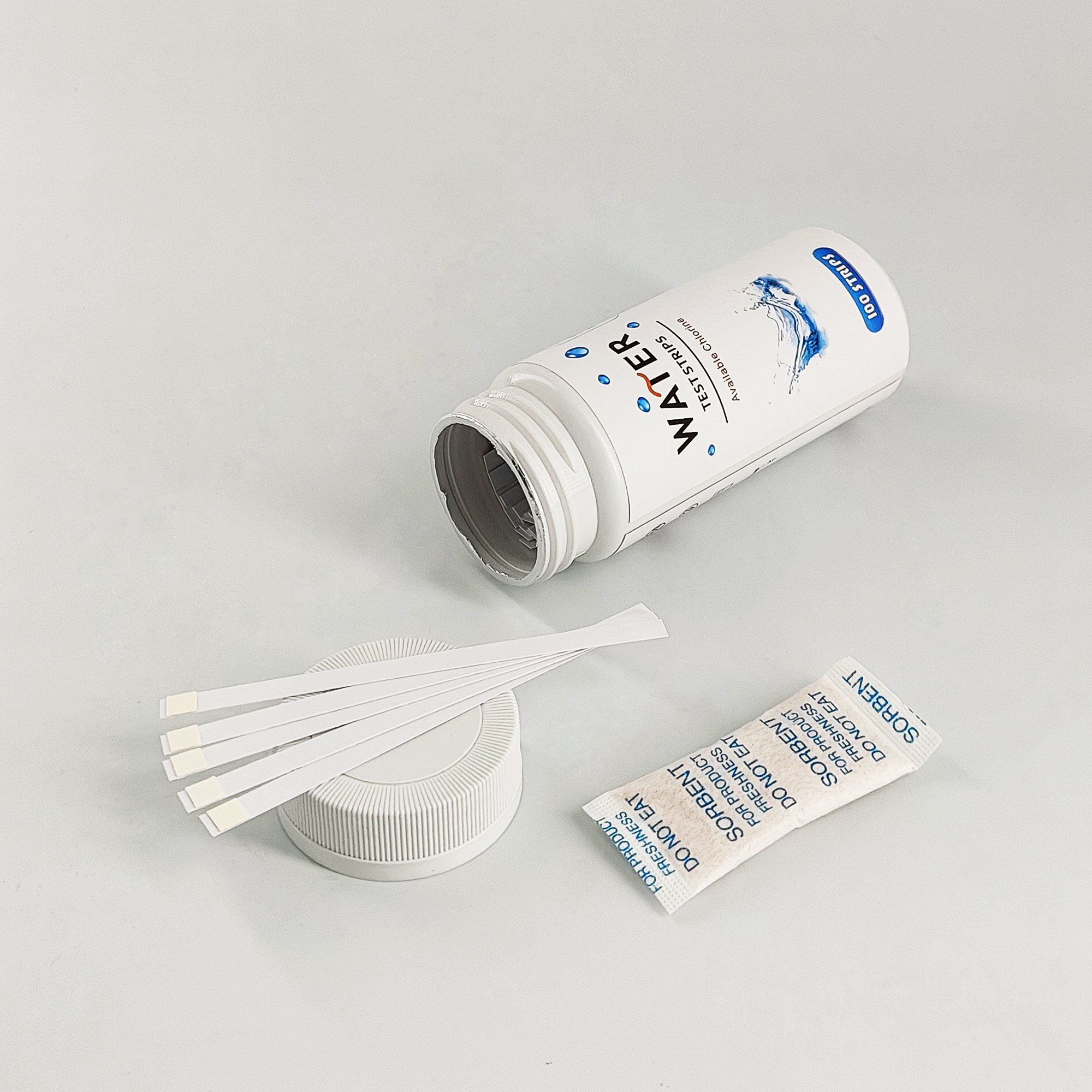 Caped Available Chlorine Water Test Strips test kit machine fast and accurate factory supply high quality