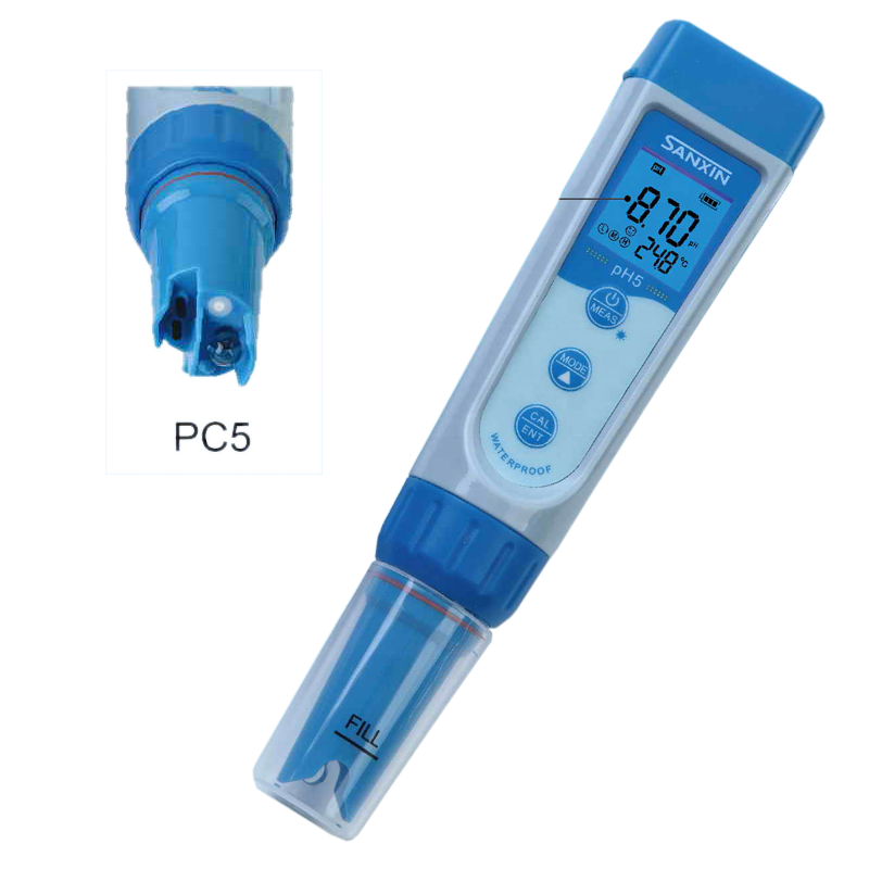 Sanxin High Quality Portable Flat Paper pH Orp Meter