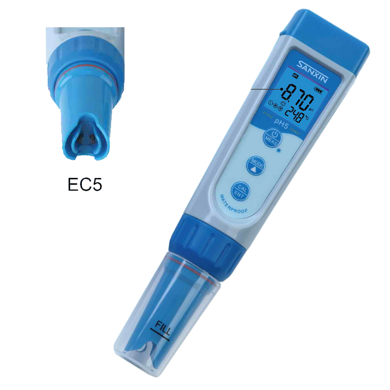 Sanxin High Quality Portable Flat Paper pH Orp Meter
