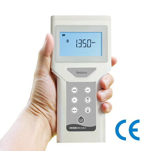Chinese manufacturer high sales volume portable dissolved hydrogen meter DH200 Ph meter Digital Hydrogen Water tester