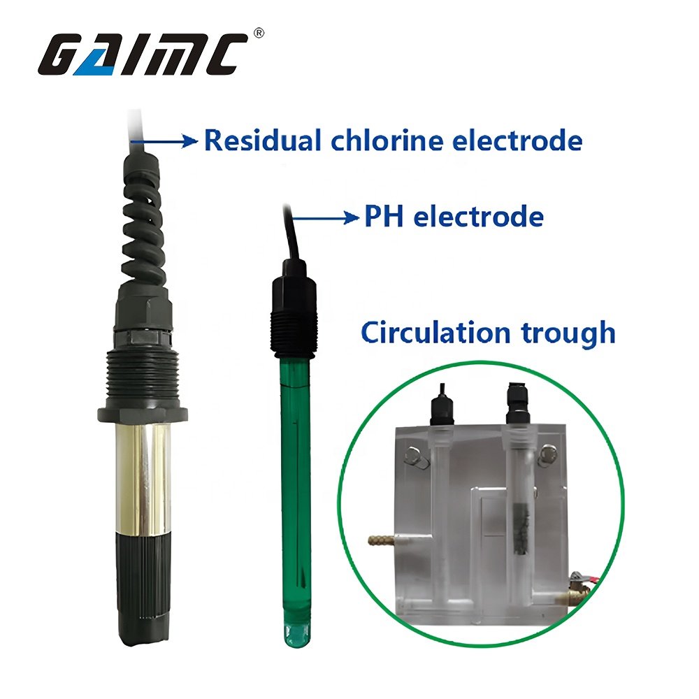 GAIMC GWQ-CL800 Residual Chlorine Meter Constant Pressure for Swimming Pool Customized OEM Support