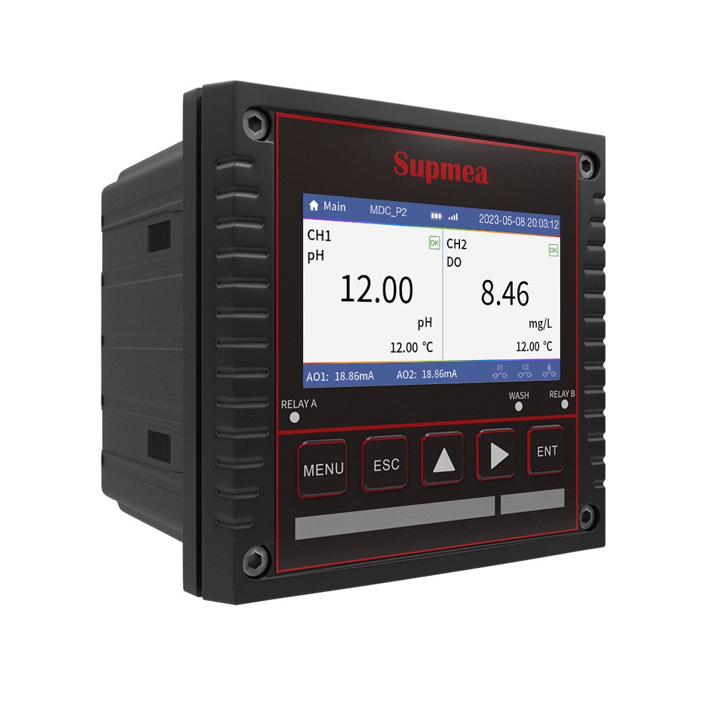 Single/Dual channel universal water quality testing analyzer automatic ph orp controller online control system on tank