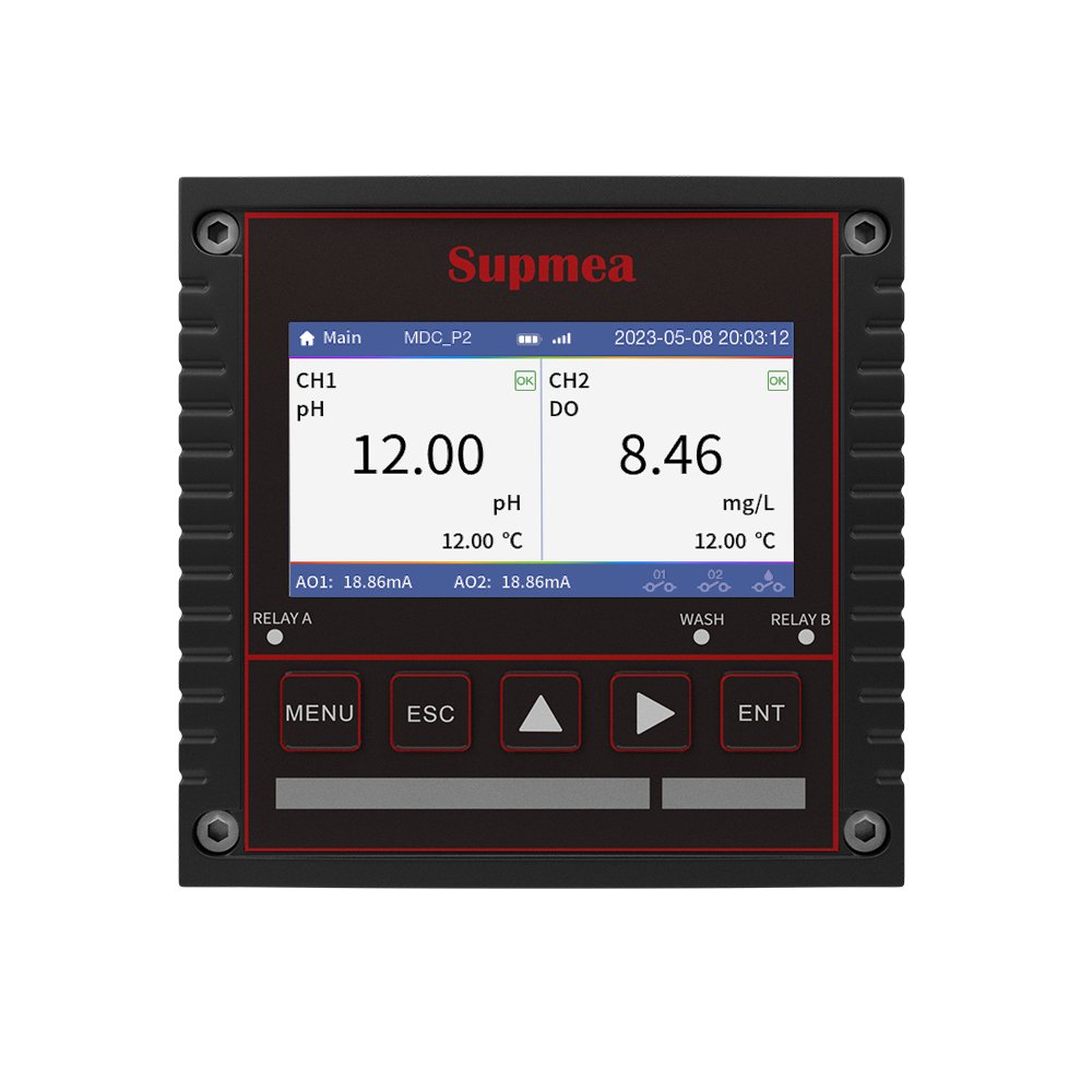 Single/Dual channel universal water quality testing analyzer automatic ph orp controller online control system on tank
