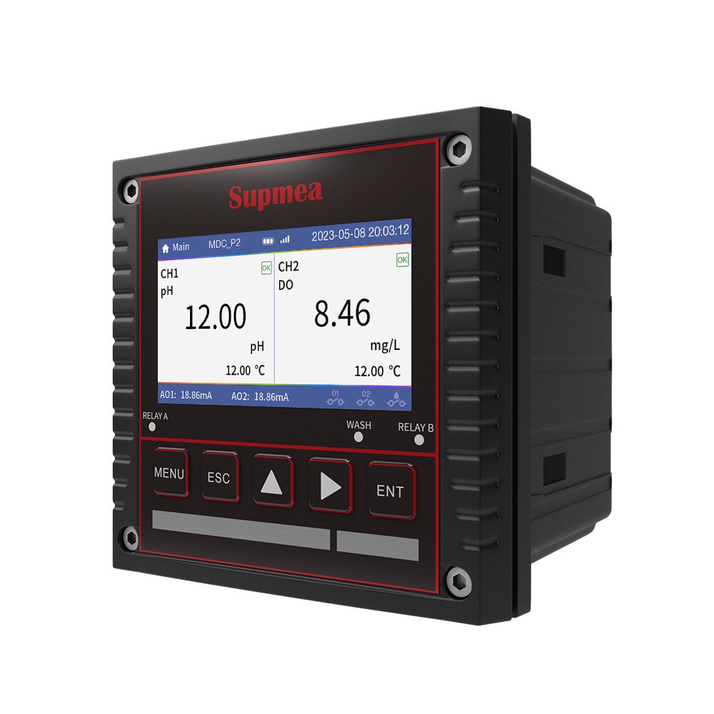 Single/Dual channel universal water quality testing analyzer automatic ph orp controller online control system on tank