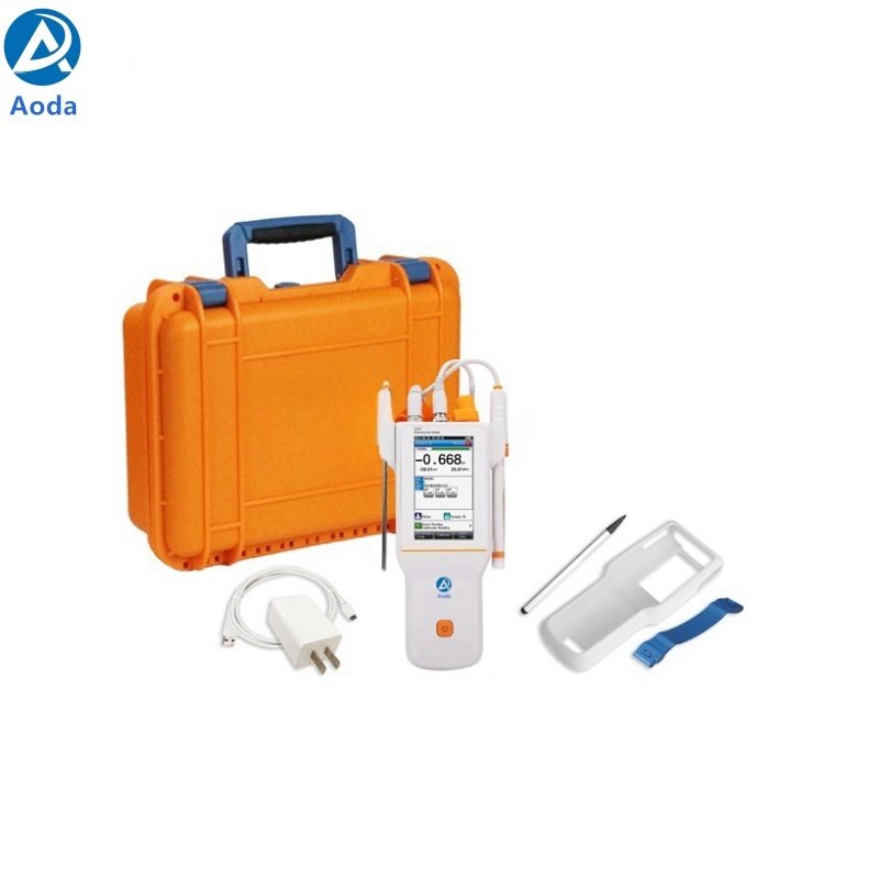 Aoda I510T High accuracy Handheld Large touch screen outside testing digital pH Ion Meter