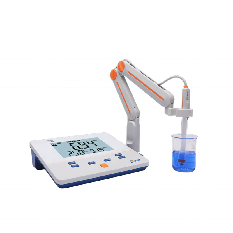 PH200EM Digital PH Meter Portable Benchtop Lab Water Skin Soil Food Tester Sensor Electrode Industrial Use ODM/OEM/OBM