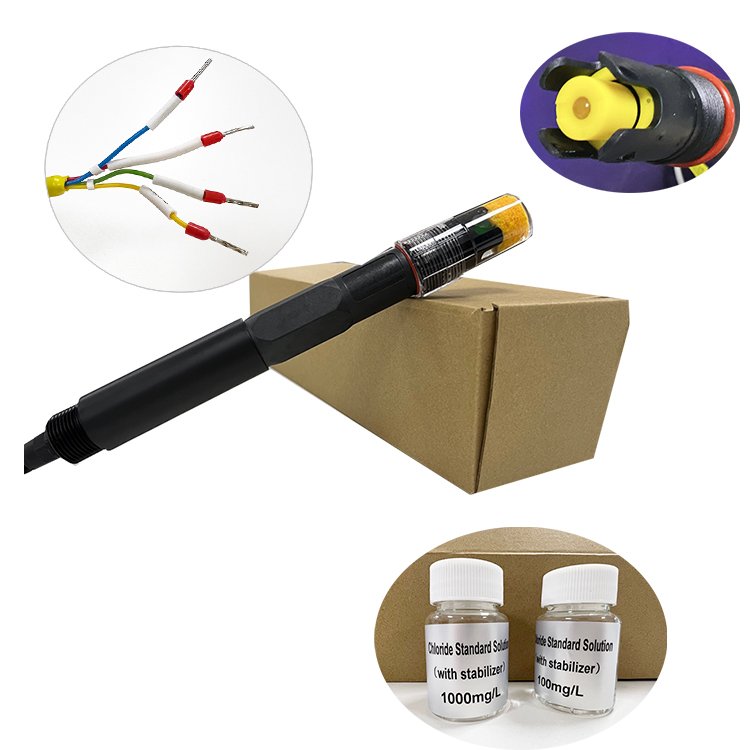 RS485 digital water ammonia nitrate Fluoride Cacium sensor Digital nitrate Ion Sensor for fishing pond