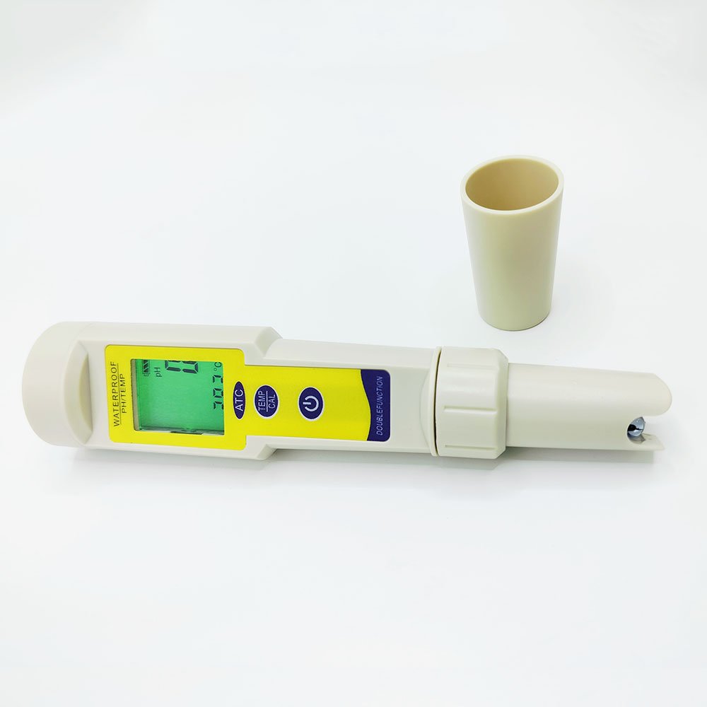PH618 Portable High Precision PH Meter Waterproof Automatic Correction Acidity Meter Pen Type Quality Analysis Device LCD