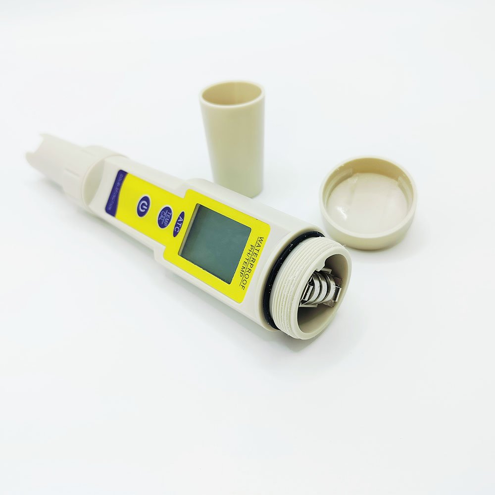 PH618 Portable High Precision PH Meter Waterproof Automatic Correction Acidity Meter Pen Type Quality Analysis Device LCD