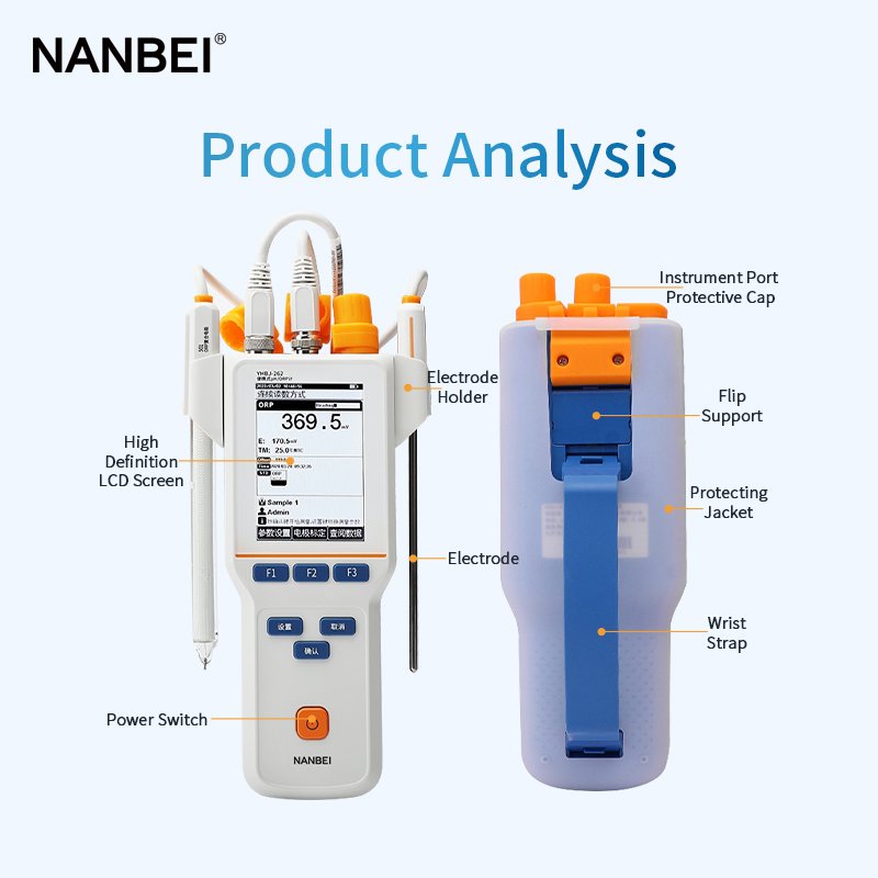 Portable aquarium salinity pH TDS EC DO ORP Temperature monitoring Laboratory multi-parameter water quality meter