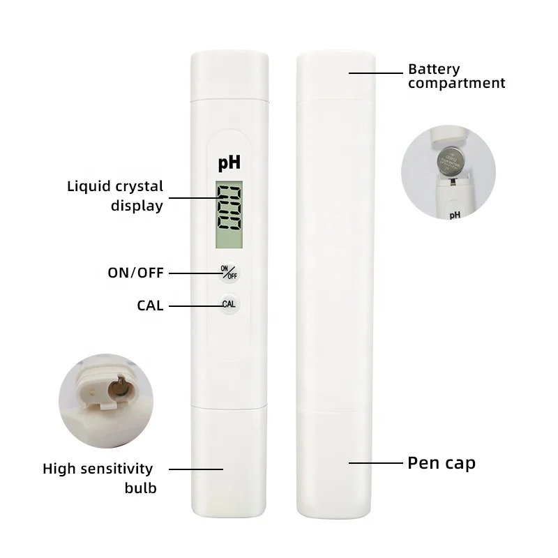 High Quality PH Meter Ph Pen PH Detector with 0.01ph Resolution
