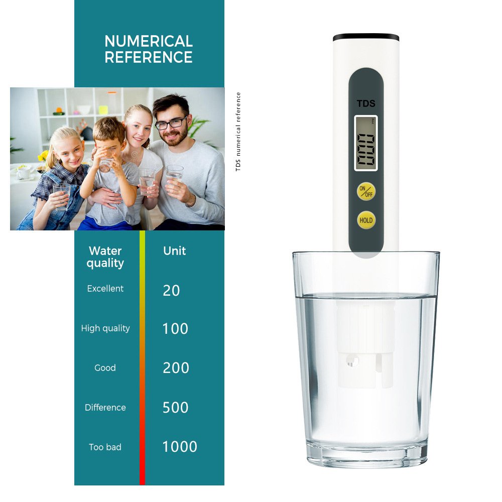 High Precision Portable 3V TDS PH Meter Tester Digital PH Meter For Water
