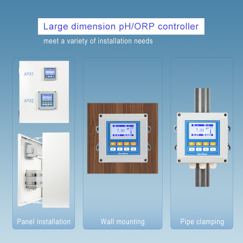IP66 RS485 4-20mA Online pH ORP Meter for Sewage Water