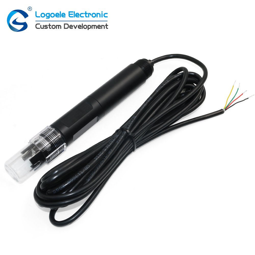 Water Quality Detection Liquid Electrode RS485 PH Meter Industrial Digital PH Sensor with Temperature