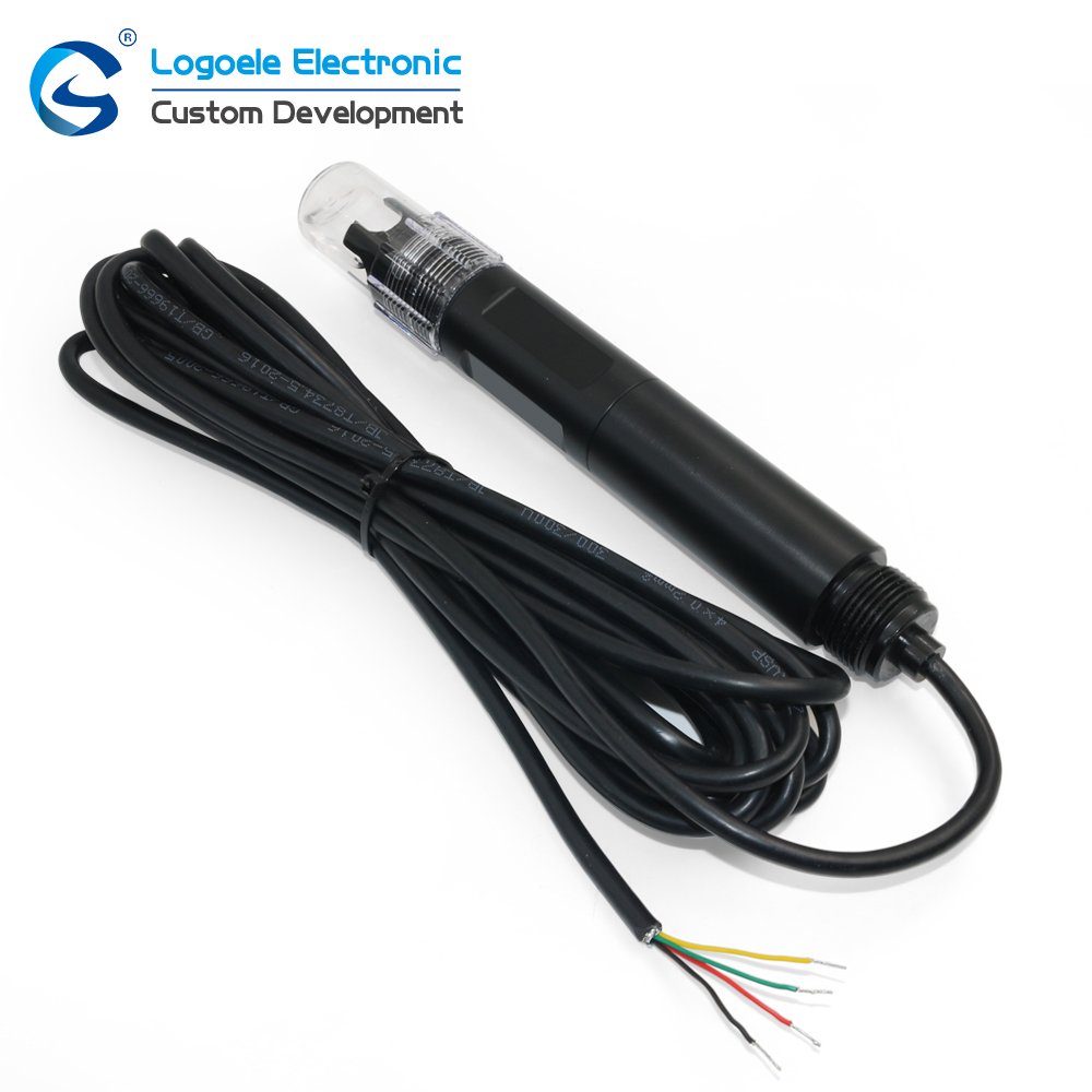 Water Quality Detection Liquid Electrode RS485 PH Meter Industrial Digital PH Sensor with Temperature