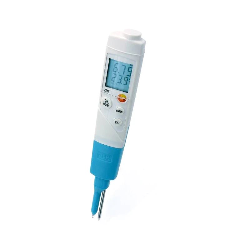 Industrial Testo 206 ph2 IP68 Digital Professional PH Tester Meter For Semi-Solid Food Jelly Meat Cheese Fruit Phmetro
